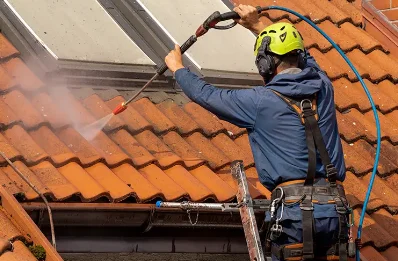 Démoussage et hydrofuge de toiture à Recy